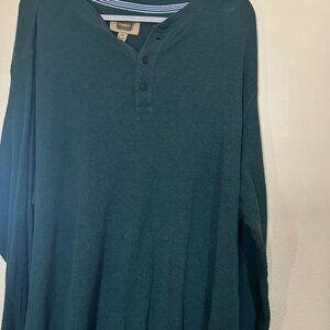 The Foundry Supply Co Big & Tall Men's long sleeve Henley thermal